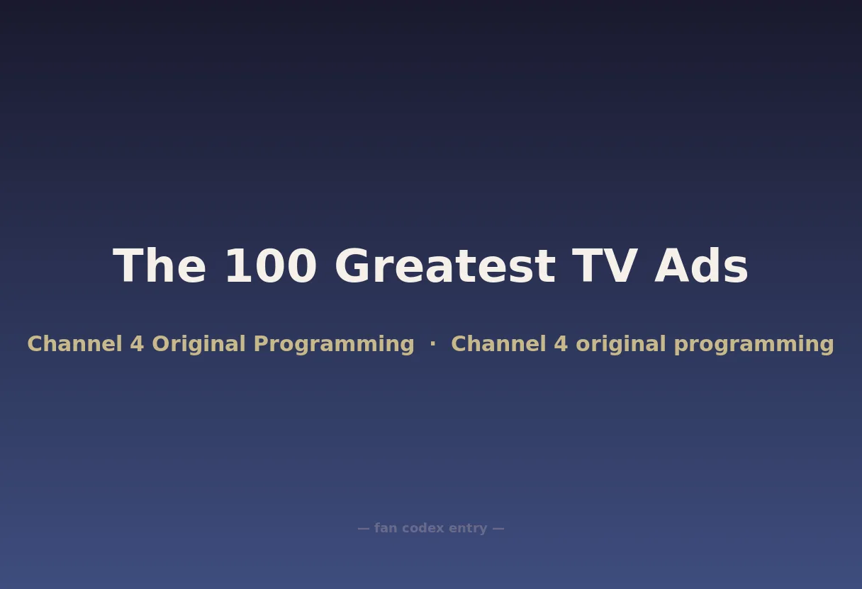 The 100 Greatest TV Ads
